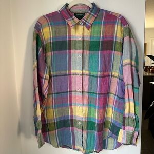 Lauren Ralph Lauren Plaid Women’s Shirt Size 14